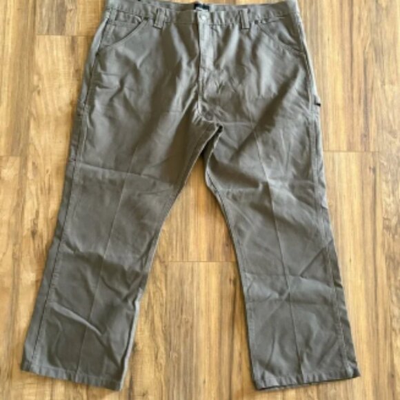 DieHard Men's 44 x 30 Duck Canvas Carpenter Pants Brown Work Utility‎ - Picture 1 of 9